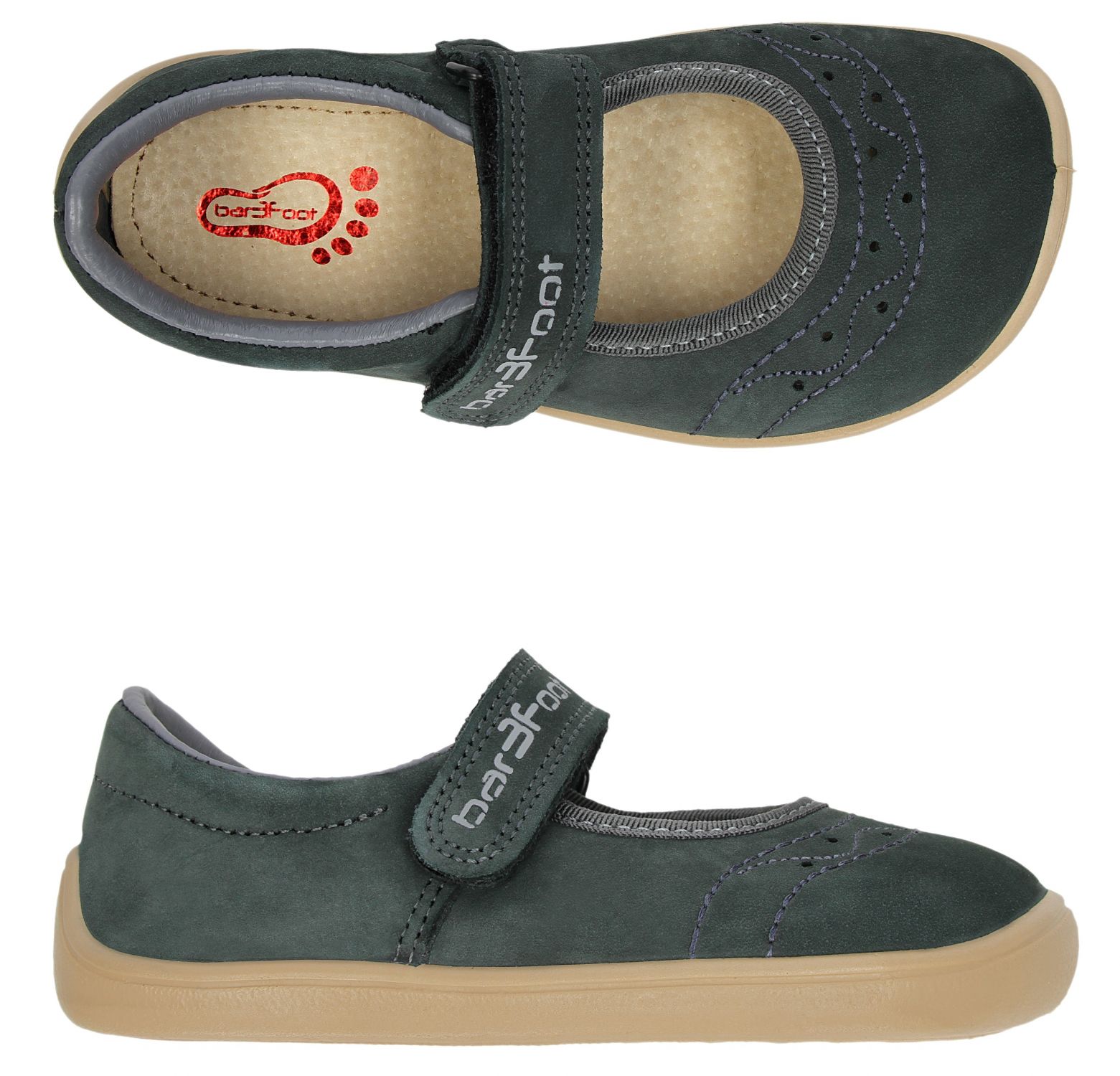 Merceditas Bar3foot Elf Fortune Kaki - Imagen 2