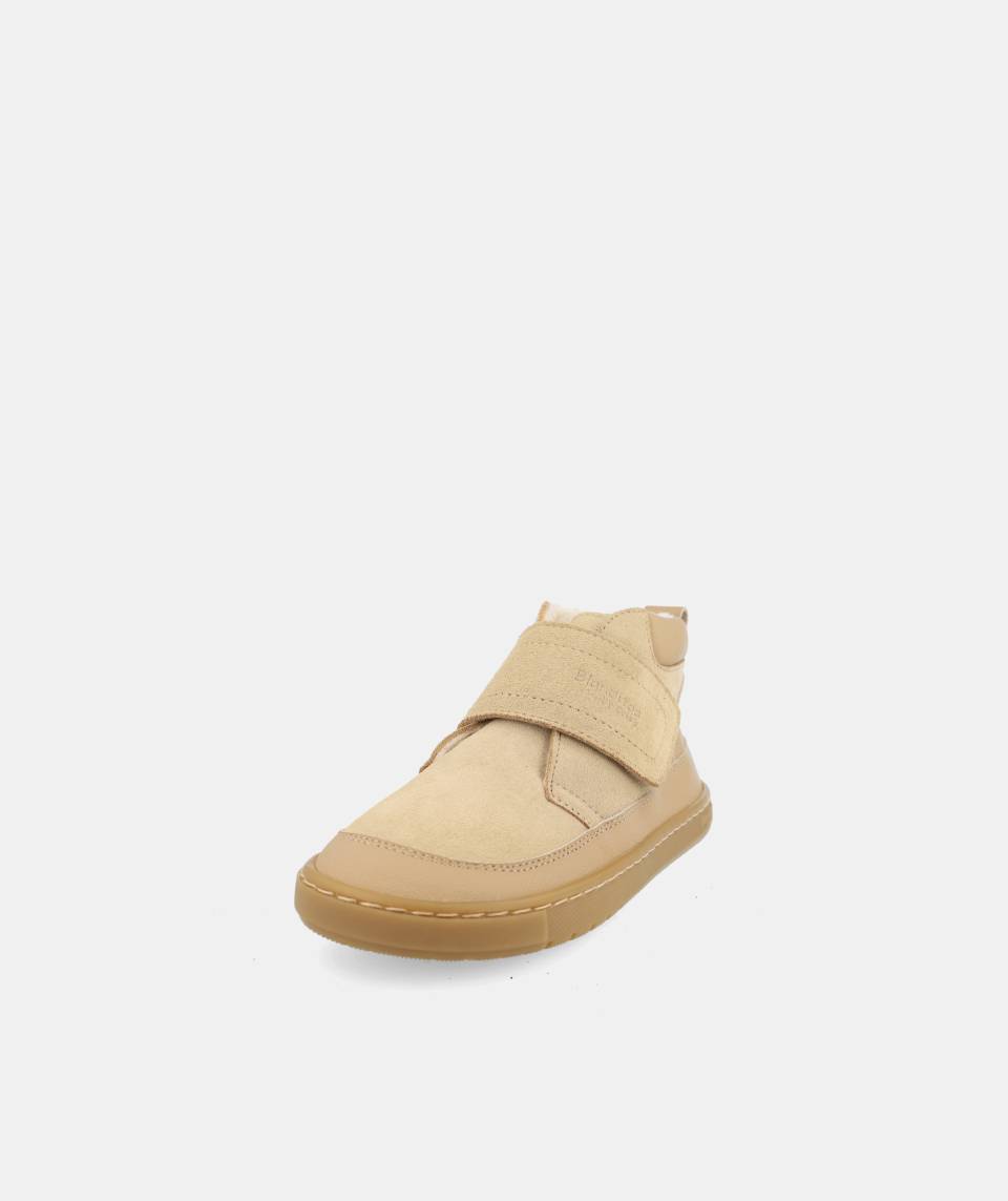 Botas Barefoot Blanditos by Crio’s Alaska – Calzado Respetuoso Infantil en Serraje Arena - Imagen 3