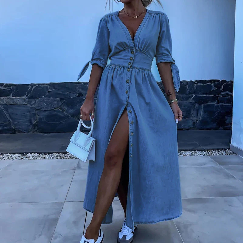 Vestido vaquero Leonor - Imagen 5