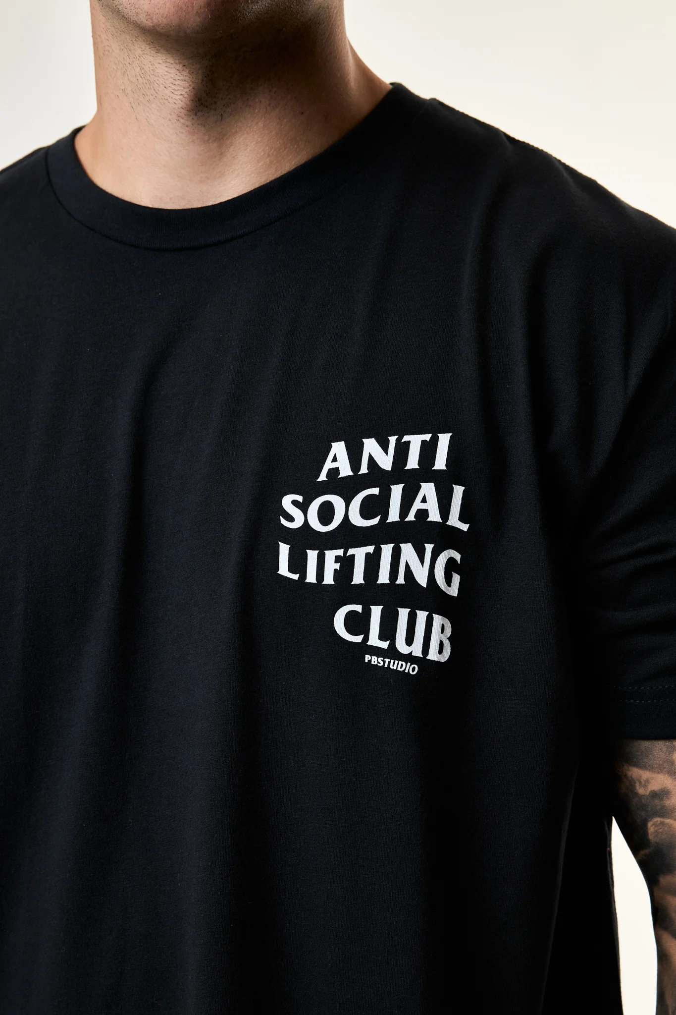 CAMISETA ANTI SOCIAL LIFTING CLUB - NEGRO - Imagen 5